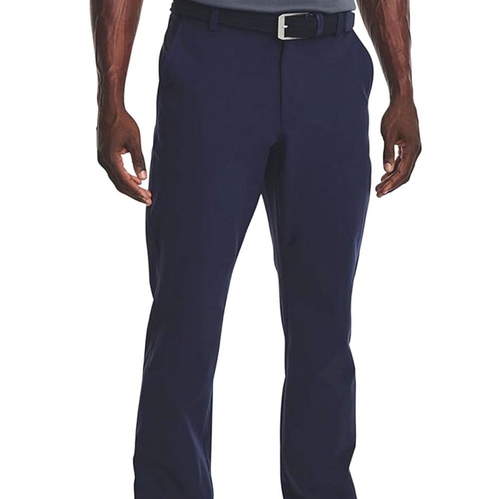 Under Armor Men's Straight Leg Navy Tech Pants Size 36 Golf Career Office